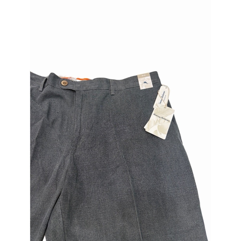 Tommy Bahama Men's Havana Herringbone Authentic Pants Grey Size 40x34 NWT